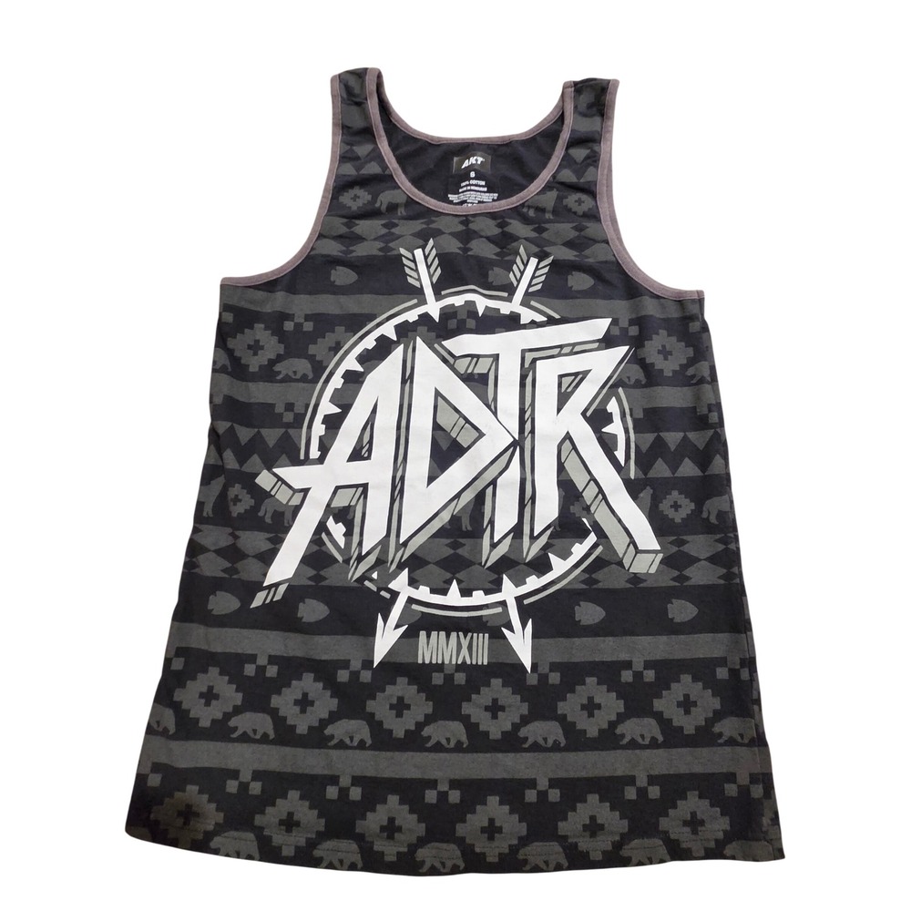 AKT A Day To Remember Tank Top Mens Small Black Excellent ADTR Band Graphic 2013